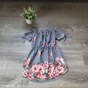 Off the shoulder dress